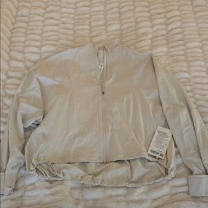 lululemon athletica Cream Bomber Jacket